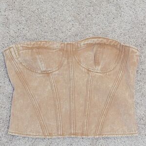 Pretty Little Thing corset tube top